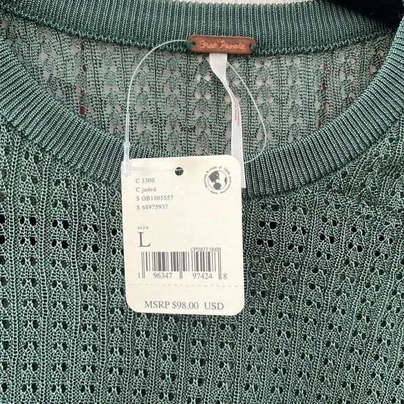 NWT Free People H20 crew pullover - Picture 5 of 6